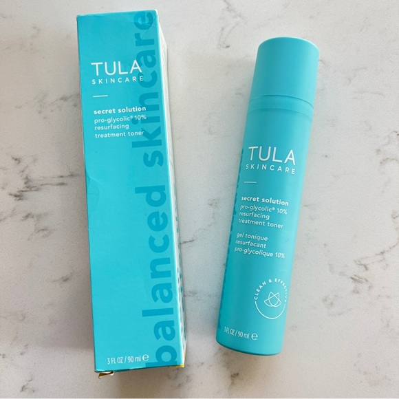 NEW - TULA Secret Solution Pro-Glycolic 10% Resurfacing Treatment Toner 3 fl oz. - Picture 4 of 4